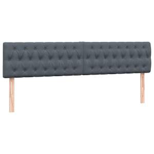 Box spring postel s matrací tmavě šedá 200x210 cm samet - obrázek 7