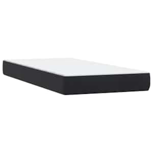 Box spring postel s matrací černá 90x210 cm samet - obrázek 6