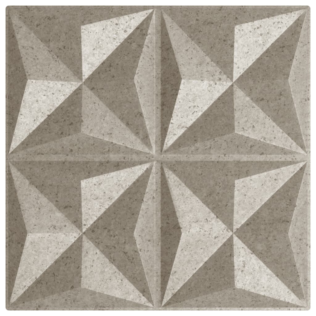 vidaXL NĂˇstÄ›nnĂ© panely 24 ks betonovĂ© 50 x 50 cm XPS 6 mÂ˛ origami