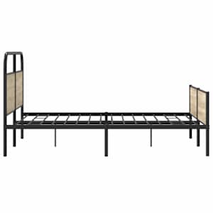 Kovový rám postele bez matrace kouřový dub 180 x 200 cm - obrázek 6