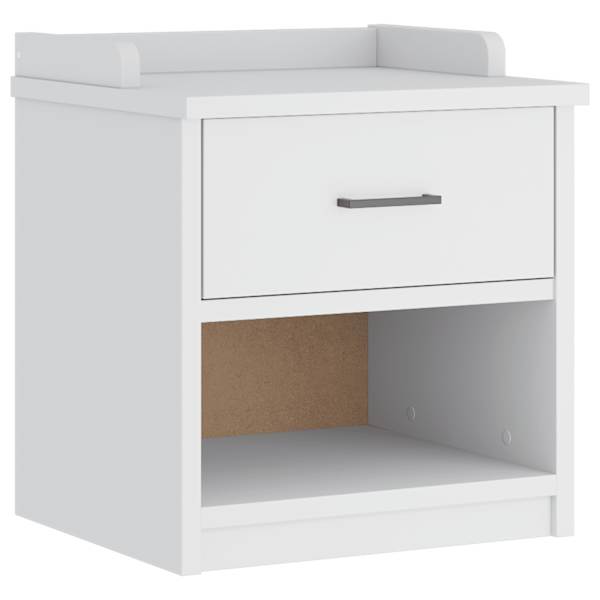 vidaXL esiku pink SANDNES Valge 45x40x50 cm t&auml;ispuidust m&auml;nd