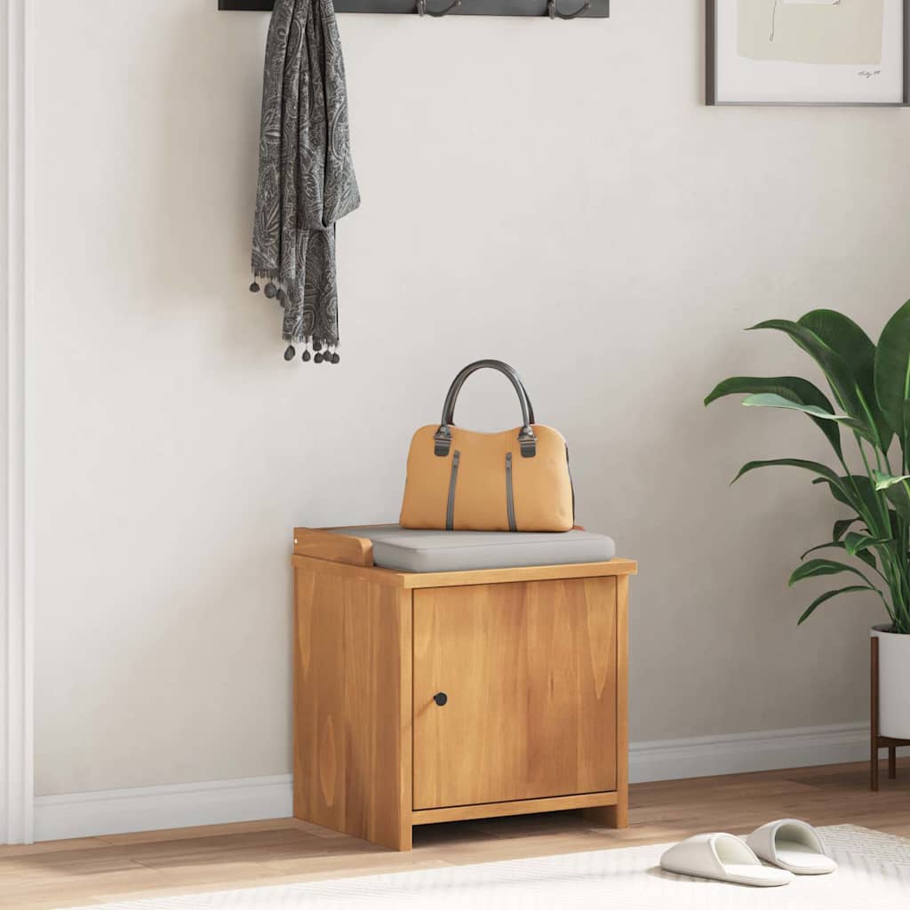 vidaXL Bancă pentru hol „SANDNES” 45x40x50 cm din lemn masiv de pin