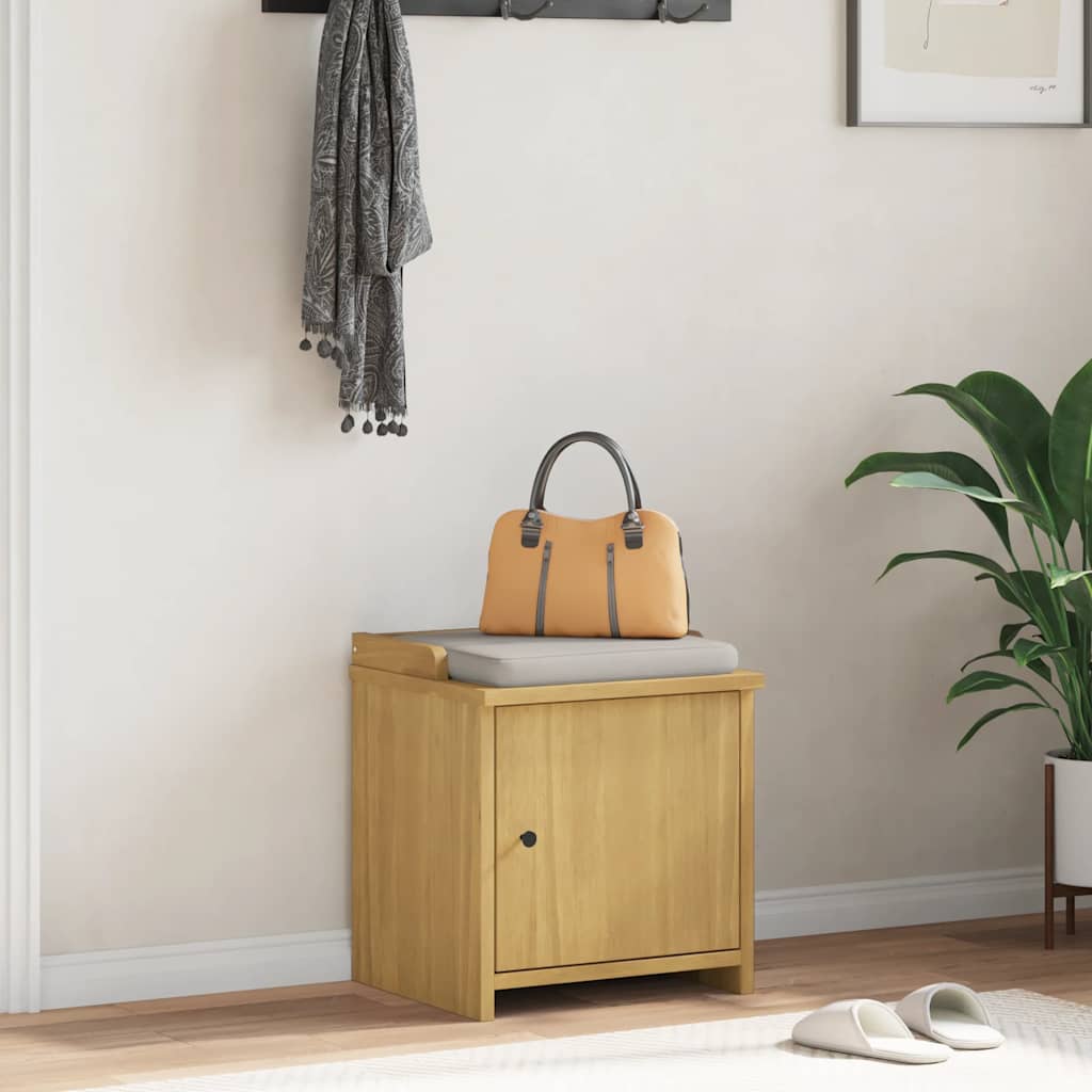 vidaXL Bancă pentru hol „SANDNES” 45x40x50 cm din lemn masiv de pin