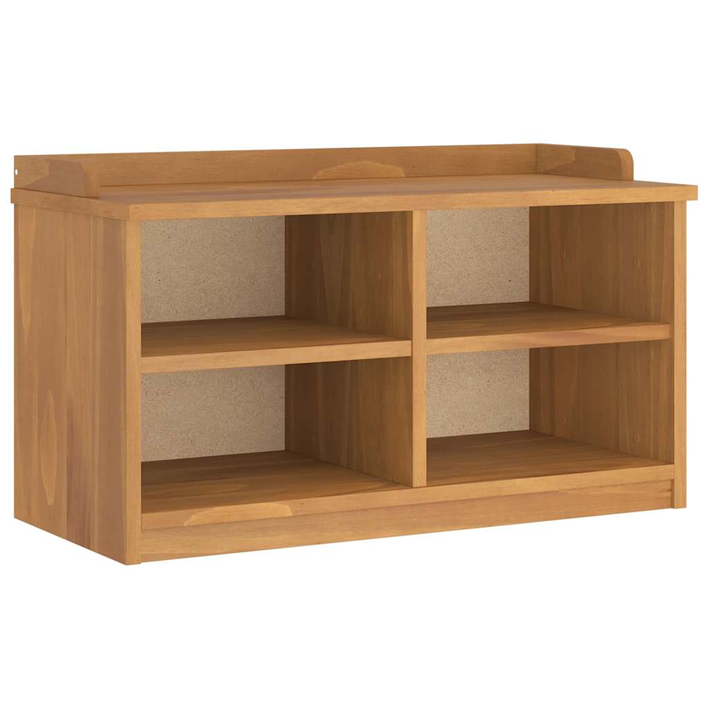 vidaXL Lavice do předsíně SANDNES 87x40x50 cm masivní borovice