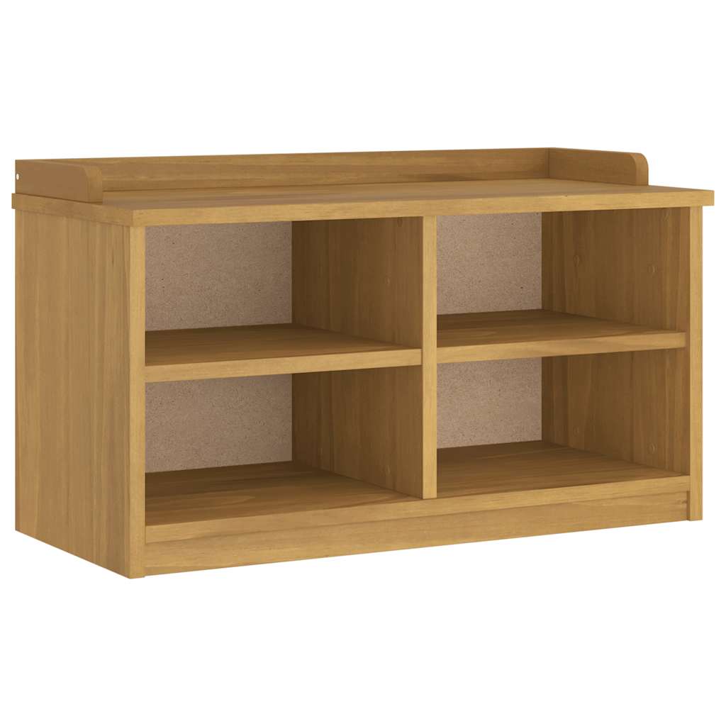 vidaXL Lavice do předsíně SANDNES 87x40x50 cm masivní borovice
