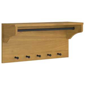 vidaXL Seinale paigaldatav nagi, SANDNES, 87x30x42 cm, m&auml;nnipuit