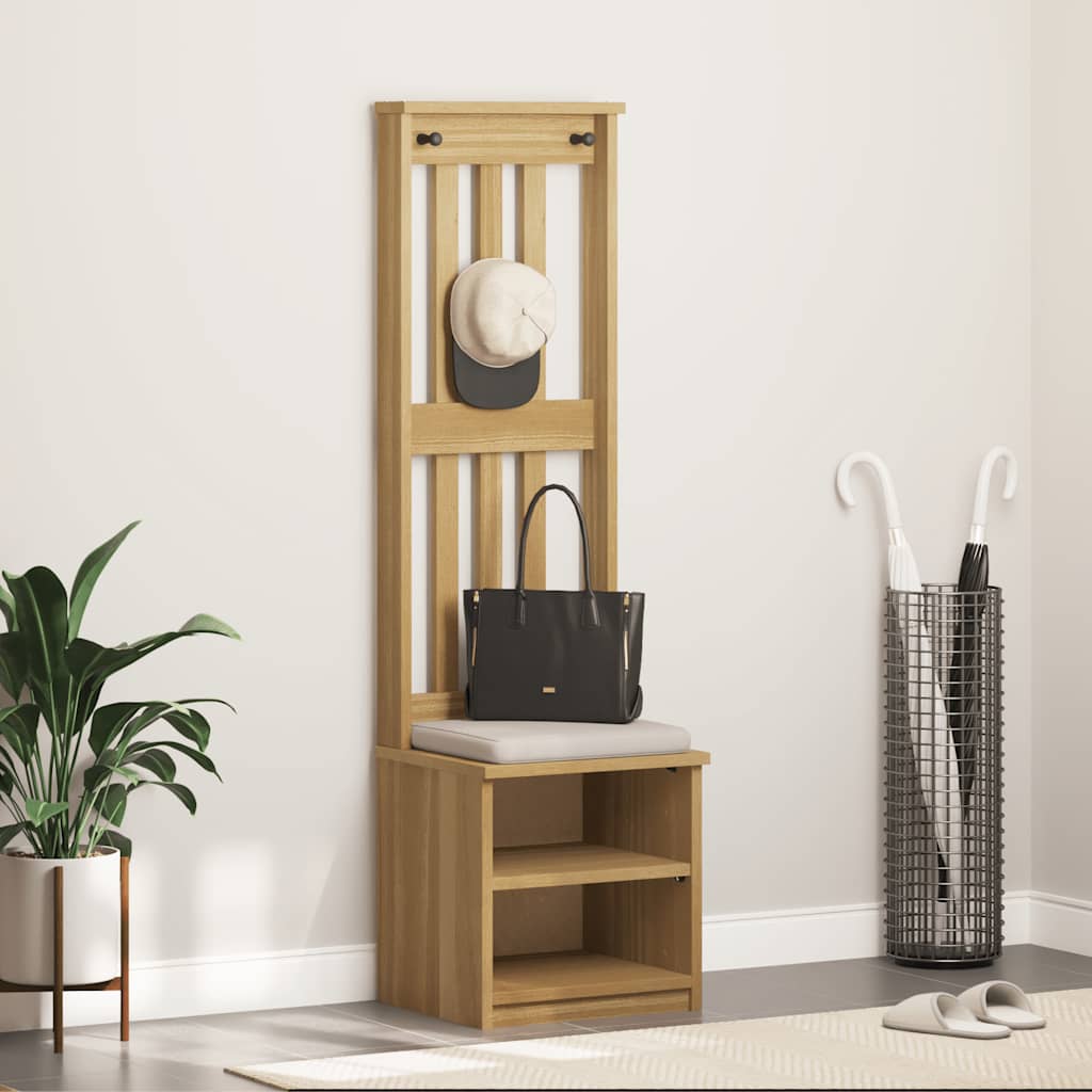 vidaXL Arborele „SANDNES” 45x40x159,5 cm din lemn masiv de pin