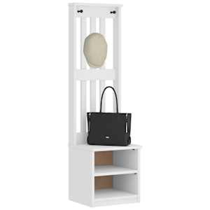 Předsíňový strom SANDNES bílá 45x40x159,5 cm Borovicový masiv - obrázek 1