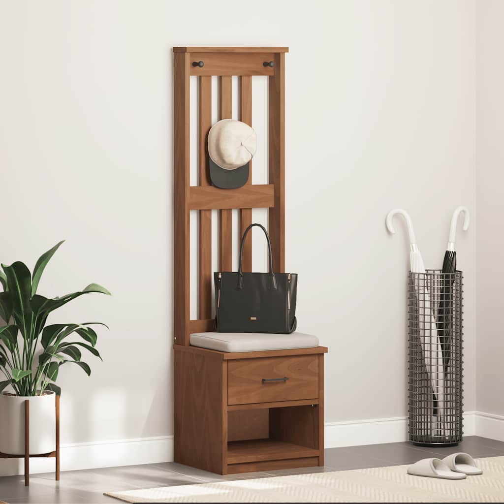 vidaXL Halový strom SANDNES 45x40x159,5 cm masívna borovica