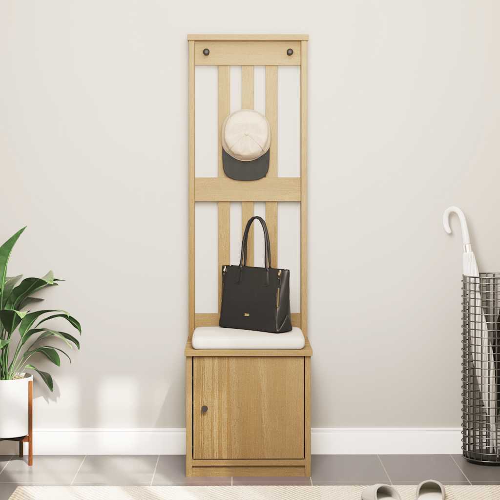 Thumbnail - vidaXL Garderobenständer SANDNES 45x40x159,5 cm Massivholz Kiefer