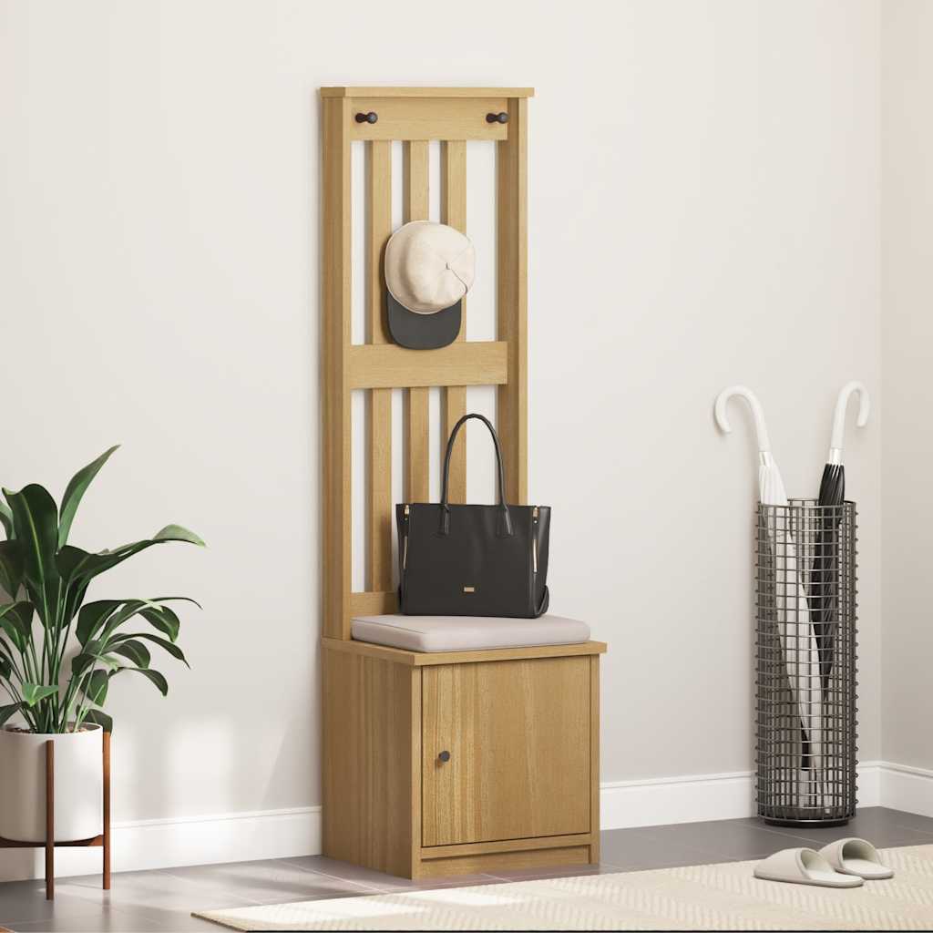 vidaXL Arborele „SANDNES” 45x40x159,5 cm din lemn masiv de pin