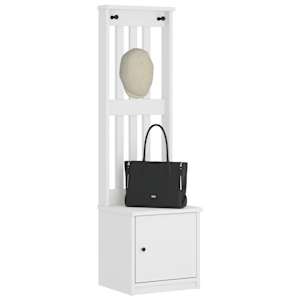 Předsíňový strom SANDNES bílá 45x40x159,5 cm Borovicový masiv - obrázek 1