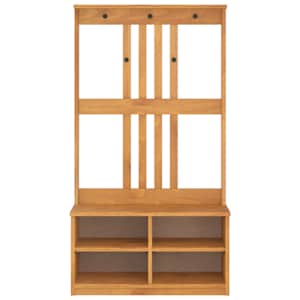Předsíňový strom SANDNES 87x40x159,5cm Borovicový masiv - obrázek 5