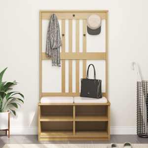 Předsíňový strom SANDNES 87x40x159,5cm Borovicový masiv - obrázek 3