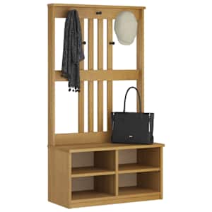 Předsíňový strom SANDNES 87x40x159,5cm Borovicový masiv - obrázek 4