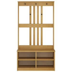 Předsíňový strom SANDNES 87x40x159,5cm Borovicový masiv - obrázek 5
