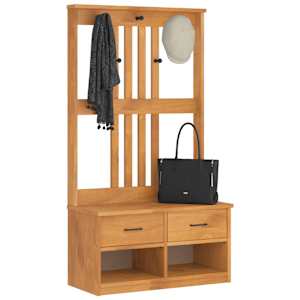 Předsíňový strom SANDNES 87x40x159,5cm Borovicový masiv - obrázek 4