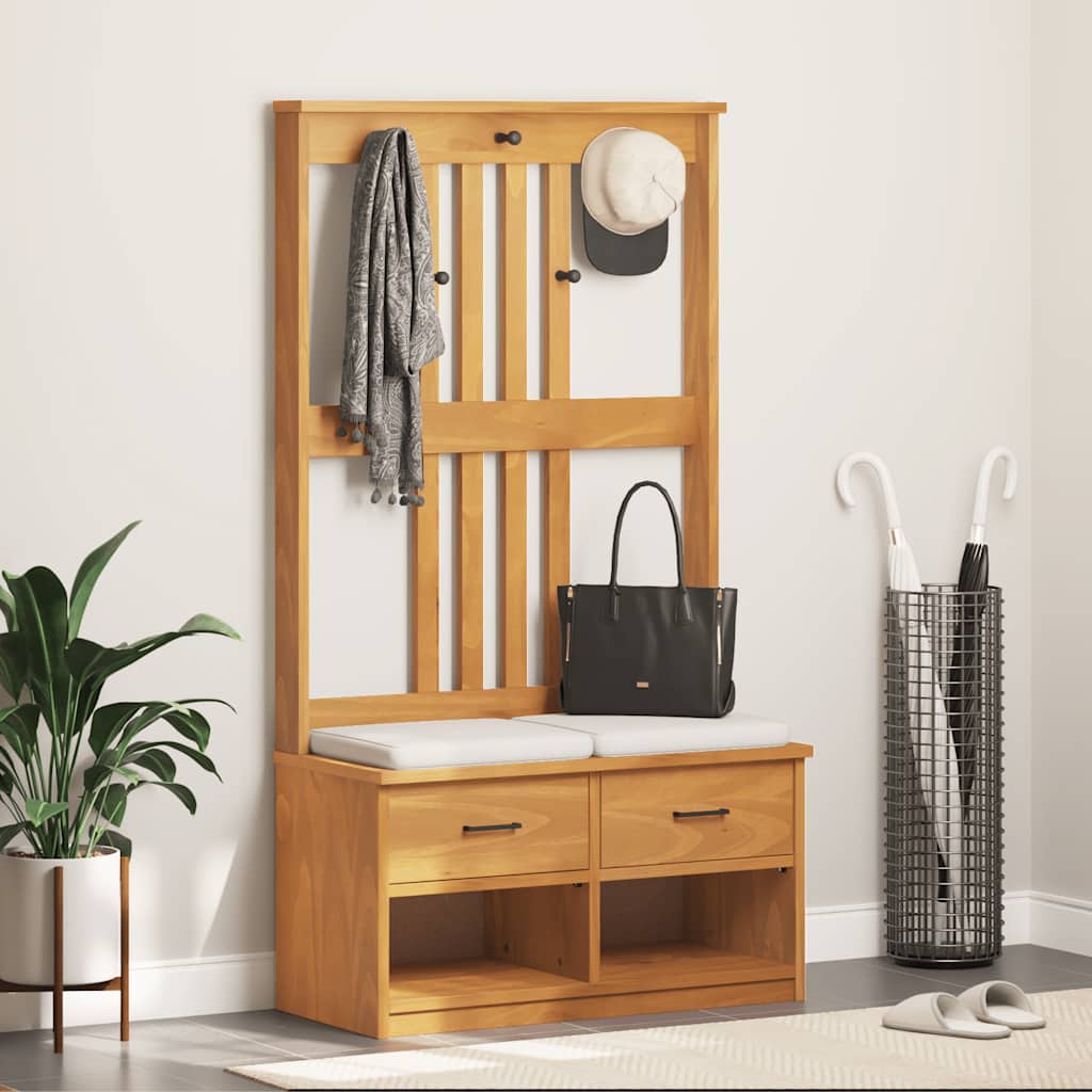 vidaXL Arborele „SANDNES” 87x40x159,5 cm din lemn masiv de pin
