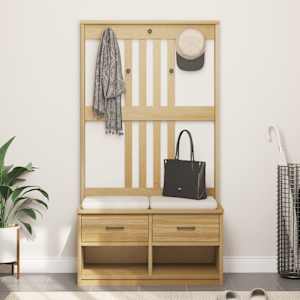 Předsíňový strom SANDNES 87x40x159,5cm Borovicový masiv - obrázek 3