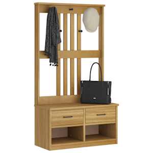 Předsíňový strom SANDNES 87x40x159,5cm Borovicový masiv - obrázek 4