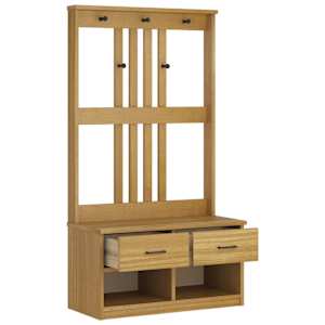 Předsíňový strom SANDNES 87x40x159,5cm Borovicový masiv - obrázek 6