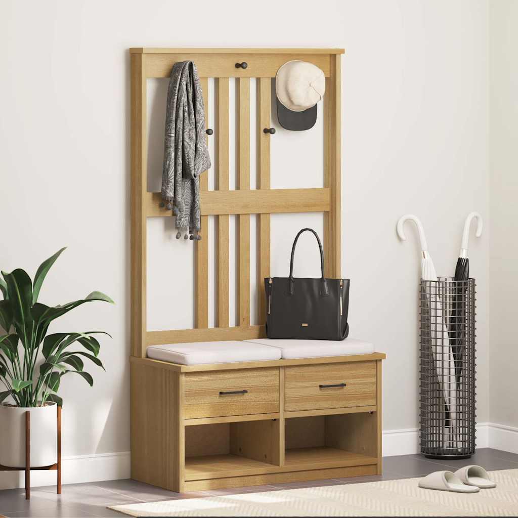 vidaXL Arborele „SANDNES” 87x40x159,5 cm din lemn masiv de pin