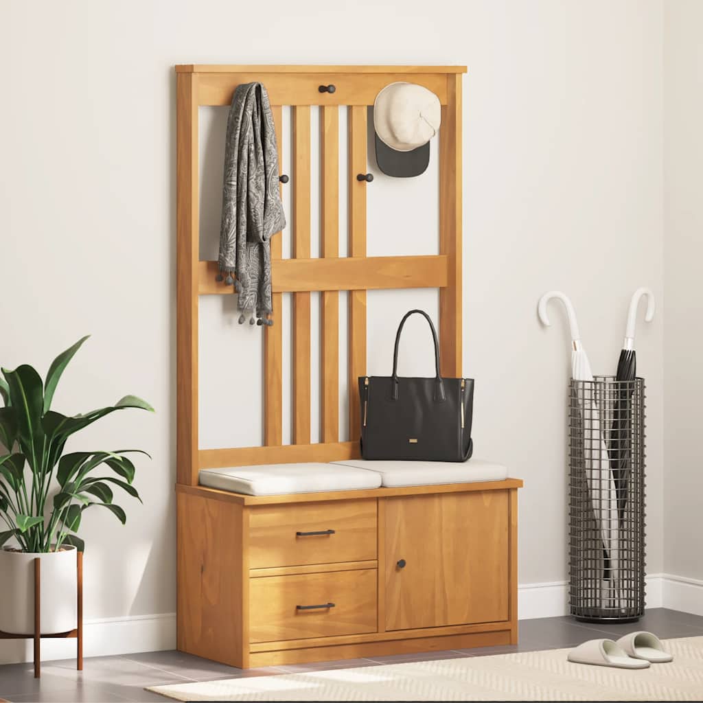 vidaXL Arborele „SANDNES” 87x40x159,5 cm din lemn masiv de pin