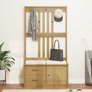 Předsíňový strom SANDNES 87x40x159,5cm Borovicový masiv - obrázek 3