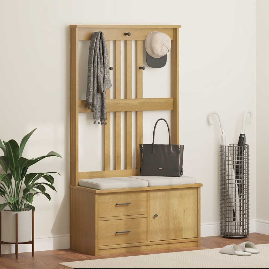 vidaXL Arborele „SANDNES” 87x40x159,5 cm din lemn masiv de pin