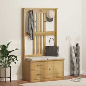 Předsíňový strom SANDNES 87x40x159,5cm Borovicový masiv - obrázek 1