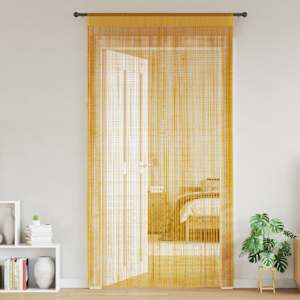 vidaXL n&ouml;&ouml;rkardinad 2 tk kuldsed 100 x 250 cm
