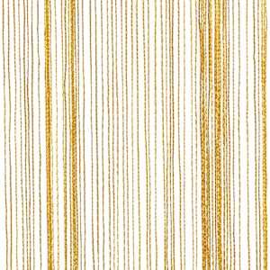 Provázkové záclony 2 ks Zlatá 140x250 cm - obrázek 8