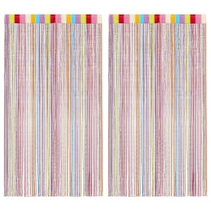 vidaXL n&ouml;&ouml;rkardinad 2 tk, mitmev&auml;rviline, 140x250 cm
