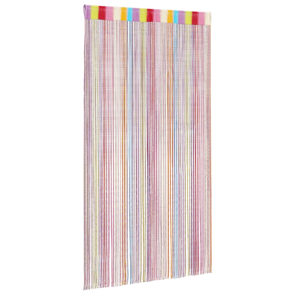 vidaXL String-verhot 2 kpl monivärinen 140x250 cm