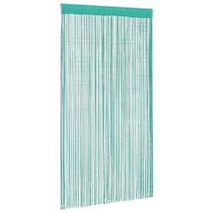 Provázkové záclony 2 ks Tyrkysová 100x250 cm - obrázek 3