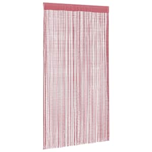 vidaXL Perdele șir 2 buc Roz 100x250 cm