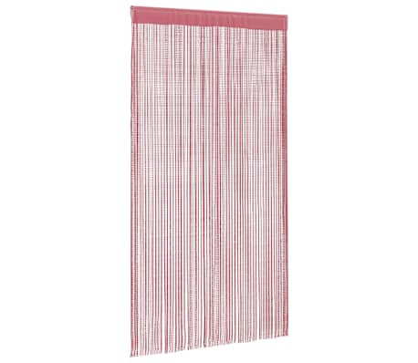 vidaXL Κουρτίνες με Κρόσσια 2 τεμ. Ροζ 140 x 250 εκ.