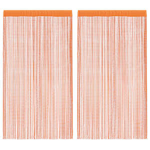 vidaXL n&ouml;&ouml;rkardinad 2 tk, oranž, 140x250 cm