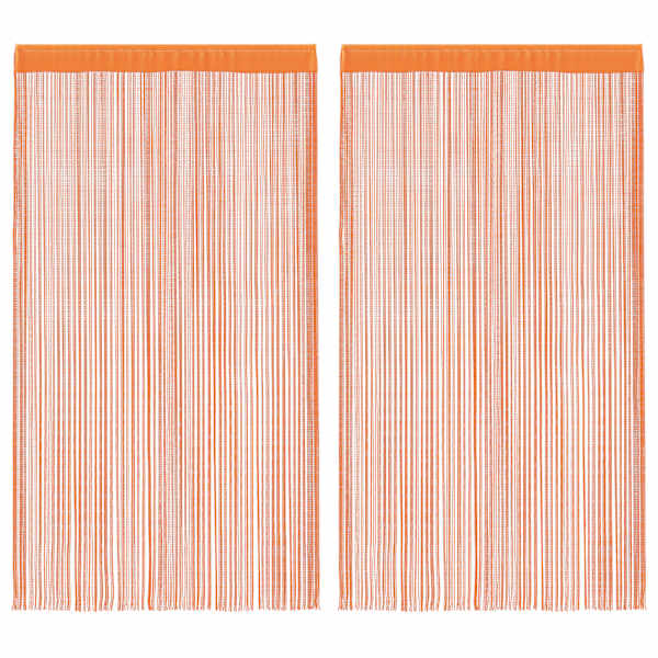 vidaXL n&ouml;&ouml;rkardinad 2 tk, oranž, 140x250 cm