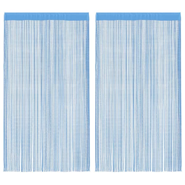 vidaXL n&ouml;&ouml;rkardinad 2 tk, helehall, 100 x 250 cm