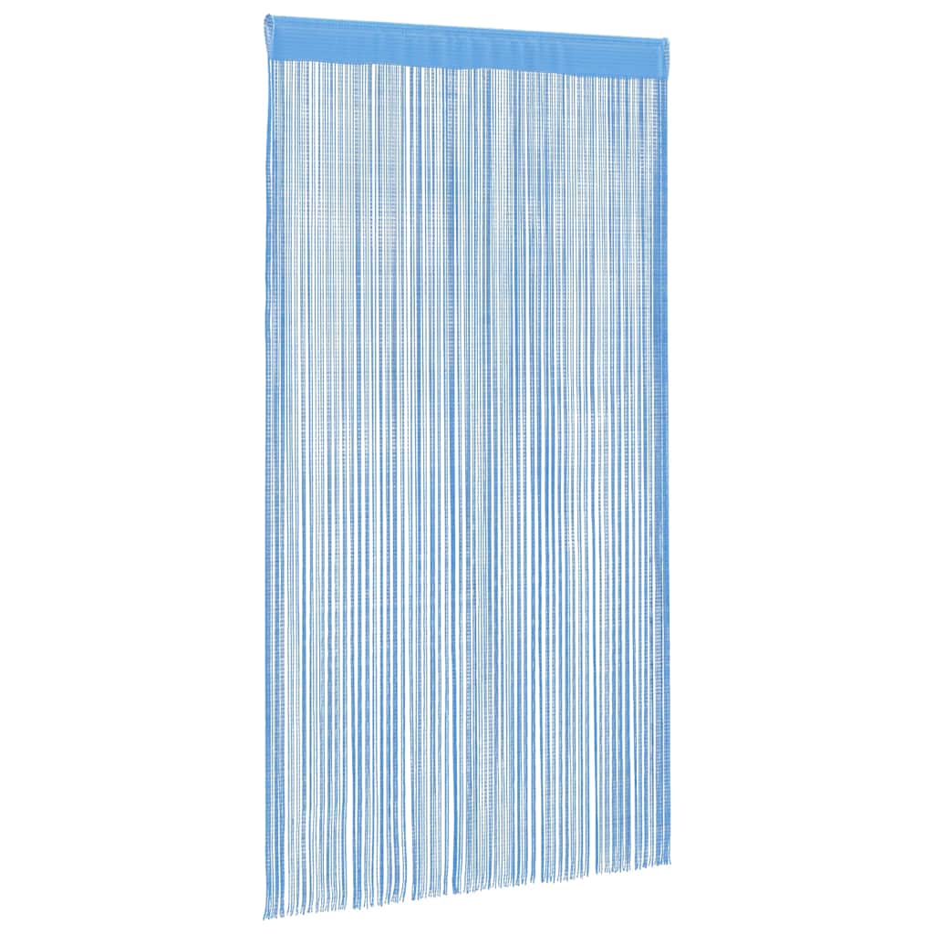 vidaXL Koordgordijnen 2 st 140x250 cm lichtblauw afbeelding