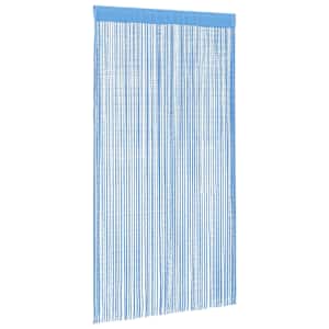 vidaXL Κουρτίνες με Κρόσσια 2 τεμ. Ανοιχτό Μπλε 140 x 250 εκ.