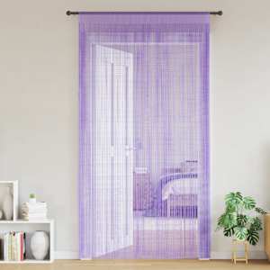 vidaXL n&ouml;&ouml;rkardinad 2 tk, lillad, 100 x 250 cm