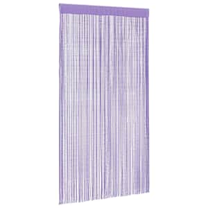 Provázkové záclony 2 ks Fialová 140x250 cm - obrázek 3