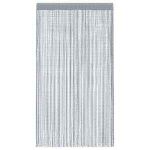 Provázkové záclony 2 ks světle šedá 100x250 cm - obrázek 4