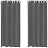 vidaXL r&otilde;ngastihendiga kardinad 2 tk Tumehall 140x245 cm
