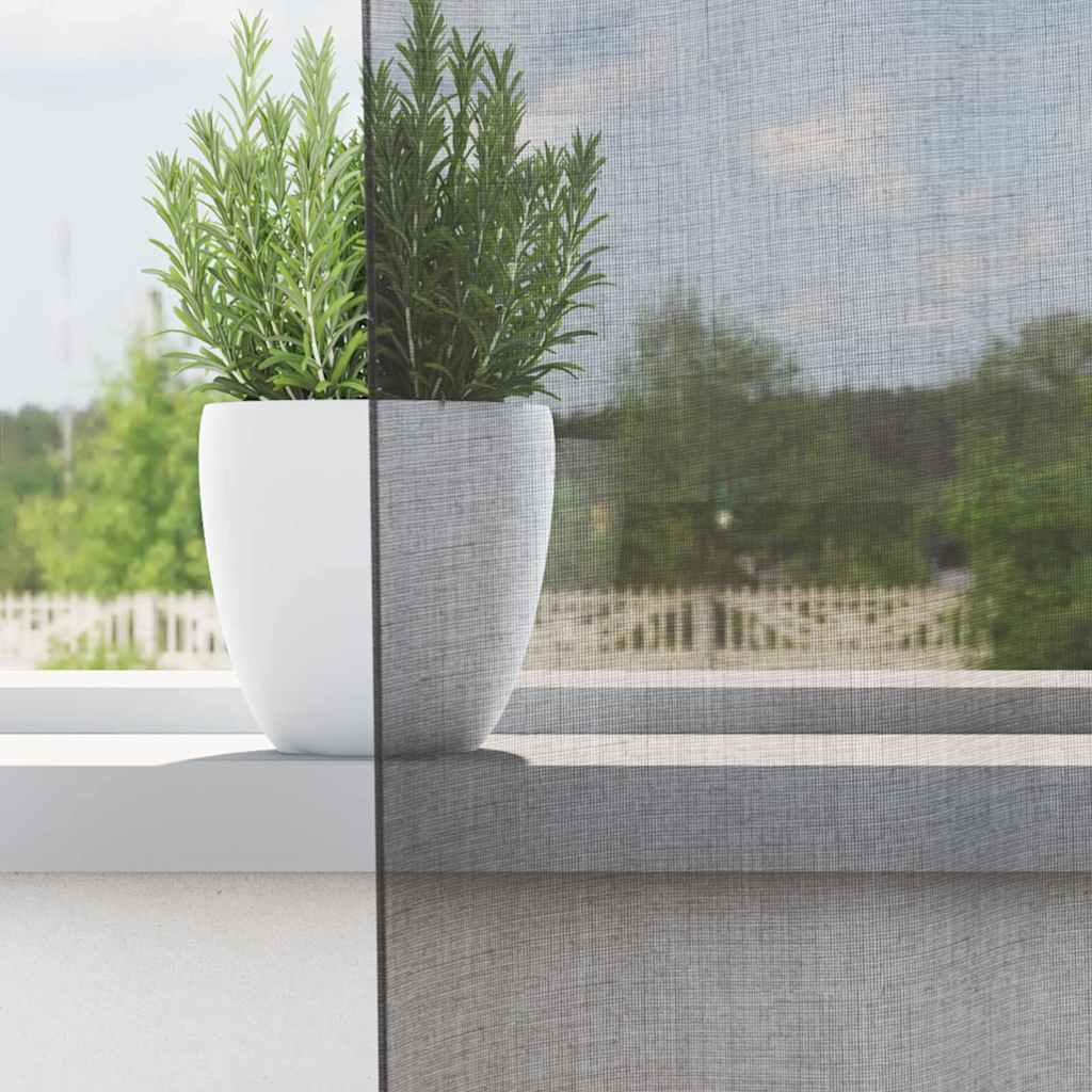 vidaXL Voálové závesy s priechodkami 2 ks tmavosivé 140x245 cm