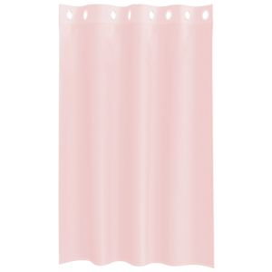 Voálové záclony s průchodkami 2 ks světle růžová 140x175 cm - obrázek 4
