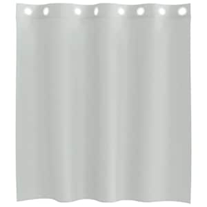 Voálové záclony s průchodkami 2 ks Světle šedá 140x140 cm - obrázek 4
