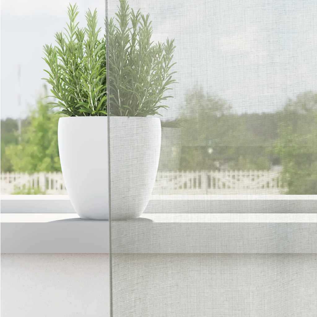 vidaXL Gordijnen voile met doorvoertules 2 st 140x300 cm lichtgrijs afbeelding